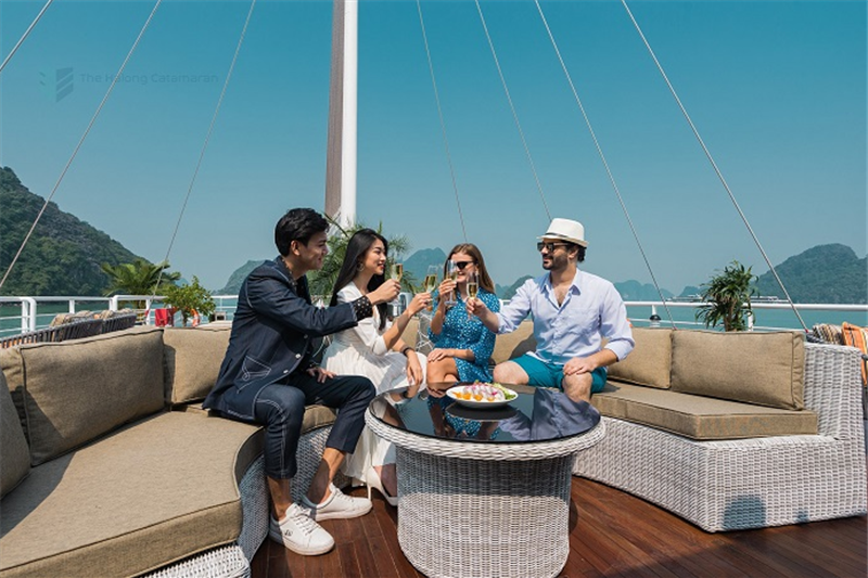 The Halong Catamaran Cruise Premium  Day Tour in Halong Bay & Lan Ha Bay